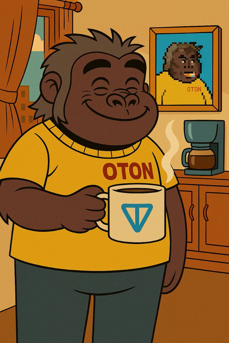 Gm $TON fam 💎
Just got my coffee and now im fully ready for another wild week in the $OTON jungle 🌴🐒