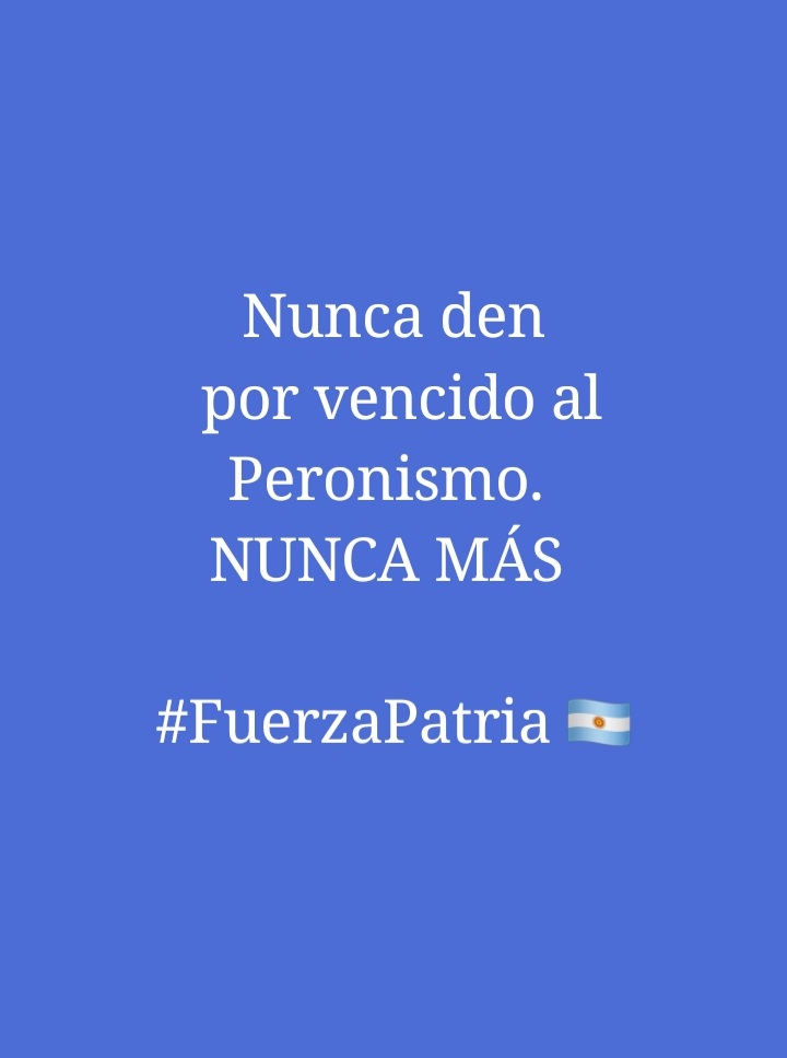#FuerzaPatria