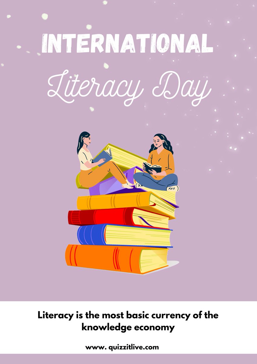📖✨ Knowledge starts with reading, but shines when shared!
This #InternationalLiteracyDay, let’s turn learning into quizzes &amp; conversations 💡🔔
At QuizzItLive, literacy = living knowledge every day 🏆

#QuizzItLive #QuizCulture #LearnPlayWin