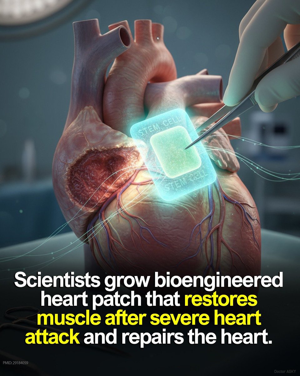 CyberpunkTTRPG's tweet image. Scientists Grow BioEngineered Heart Patch Restores Muscle After Sever Heart Attack And Repairs The Heart #StemCells #BioEngineering #HeartPatch #MedTech #BioTech #Cyberpunk #TTRPG #RPG