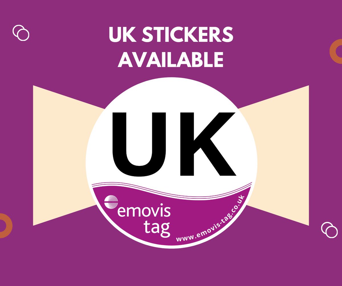 🚗✨ UK Stickers now available! ✨🚗

👉 Buy directly from your Emovis Tag online account
👉 Or add when subscribing for the first time
Stay road-ready for your European trips 🌍

#EmovisTag #UKSticker #DriveAbroad #TravelMadeEasy