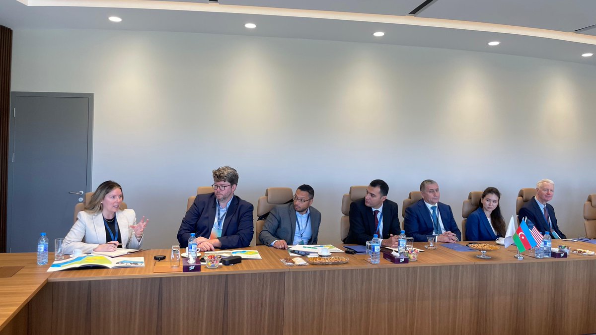 A U.S. business delegation, including USACC representatives, business leaders &amp; government officials, visited the Alat Free Economic Zone (AFEZ) to explore investment opportunities &amp; future cooperation.

#USACC #AFEZ #Azerbaijan #Investment