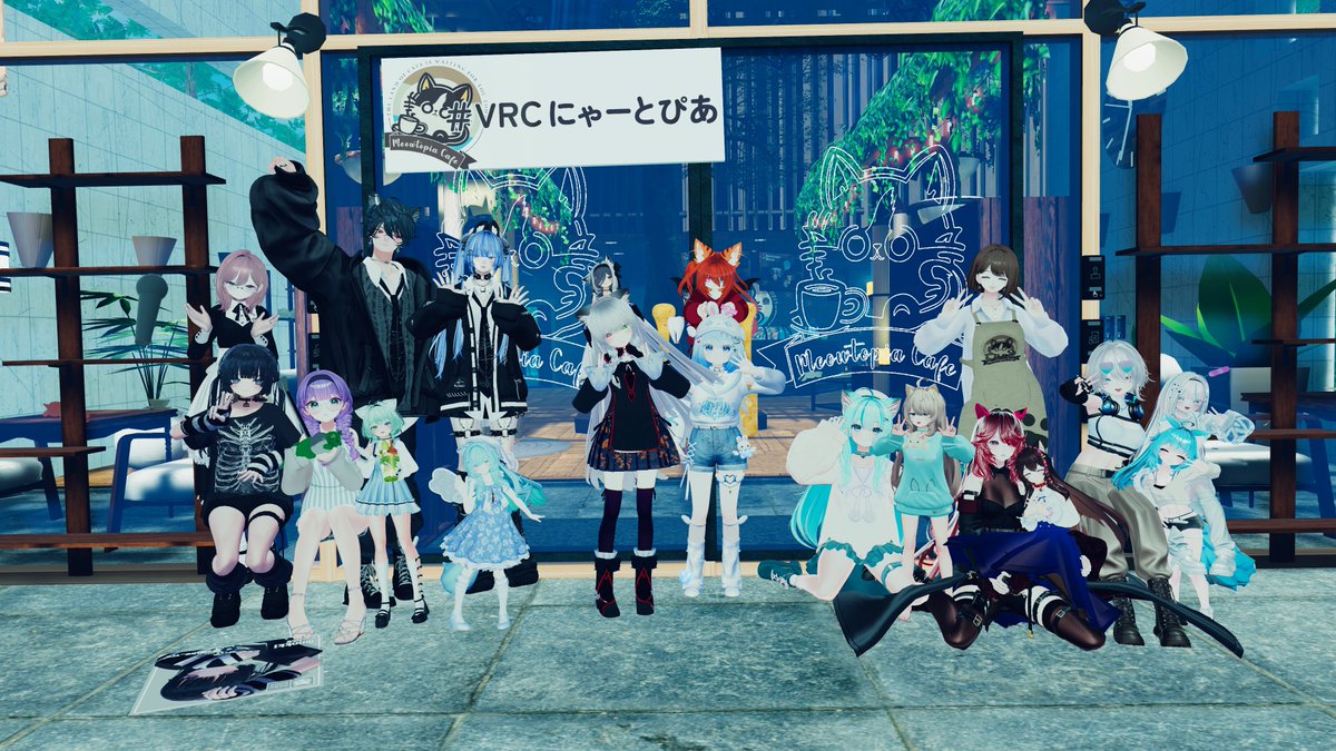 amesu_vrc's tweet photo. 昨夜、事前抽選当たったので２回目のにゃーとぴあにいってきた！
いや～２回目だったけどやっぱみんなかわいいね！
いやもうほんとにね、かわいすぎて昇天しかけたよ
めちゃ楽しめたし癒された！！
#VRCにゃーとぴあ 
#VRChat https://t.co/8i1BCBPZQK