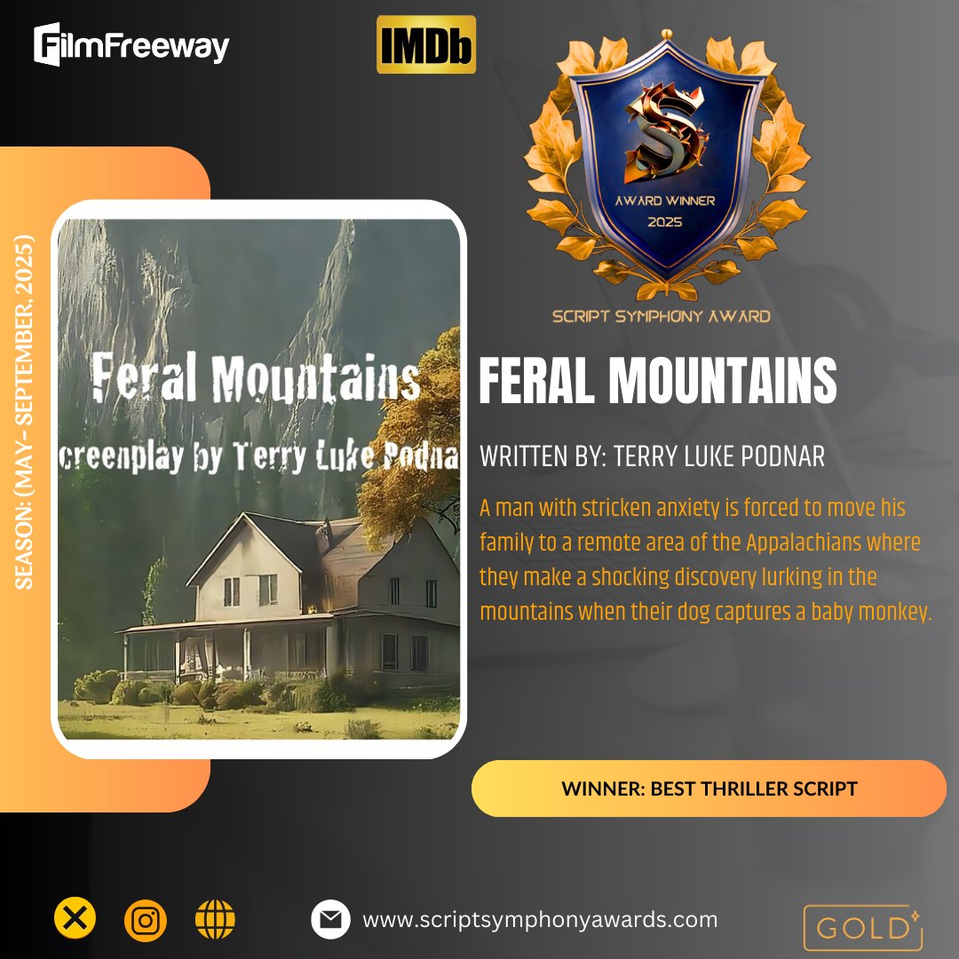 ScriptSaward's tweet image. Congratulations to all participants and their team members on their remarkable achievement! We sincerely appreciate your participation in our film festival and eagerly anticipate your future accomplishments.
#music #script #musicvideo #film #SSA