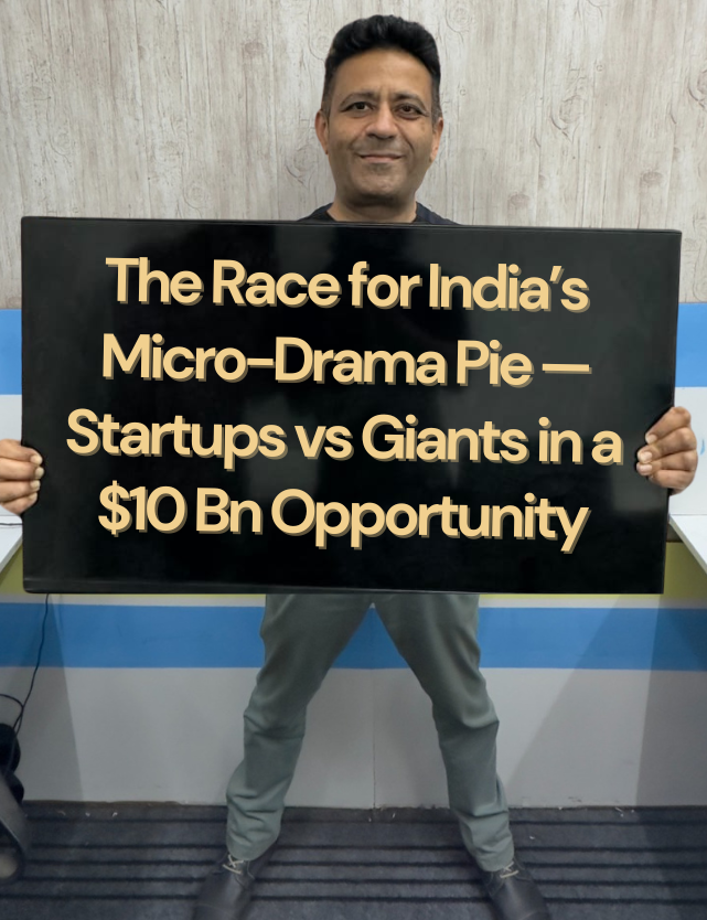 MogiOTTSolution's tweet image. Startups like Flick TV, Kuku FM, EloElo, Quick TV, and Chai Shots are scaling fast. Even heavyweights like Balaji Telefilms, Zee, and Amazon MX Player have entered the fray.

Why? Because micro-dramas are shaping up to be India’s next $10 Bn content category.

The Boom:

Flick TV…