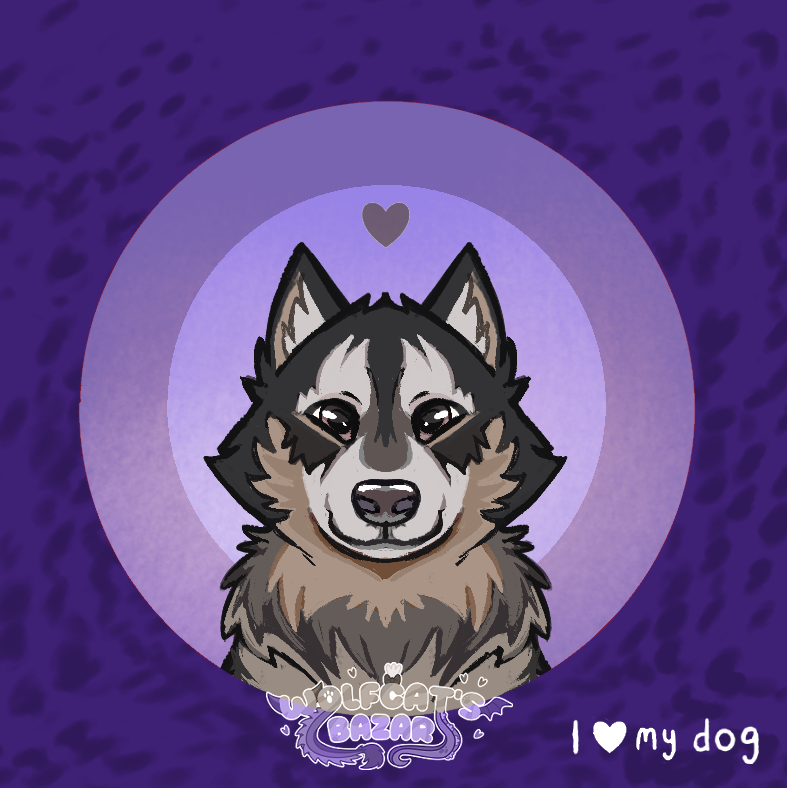 continuing the #dog series : #malamute #merch