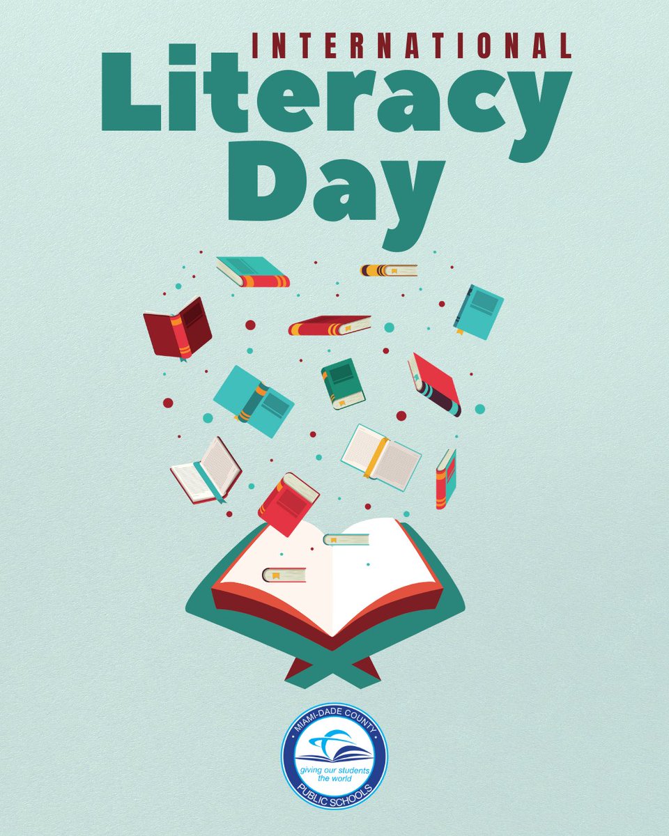 Let's celebrate the power of reading. Books open doors, spark imagination, and help every student reach their full potential. Happy International Literacy Day!