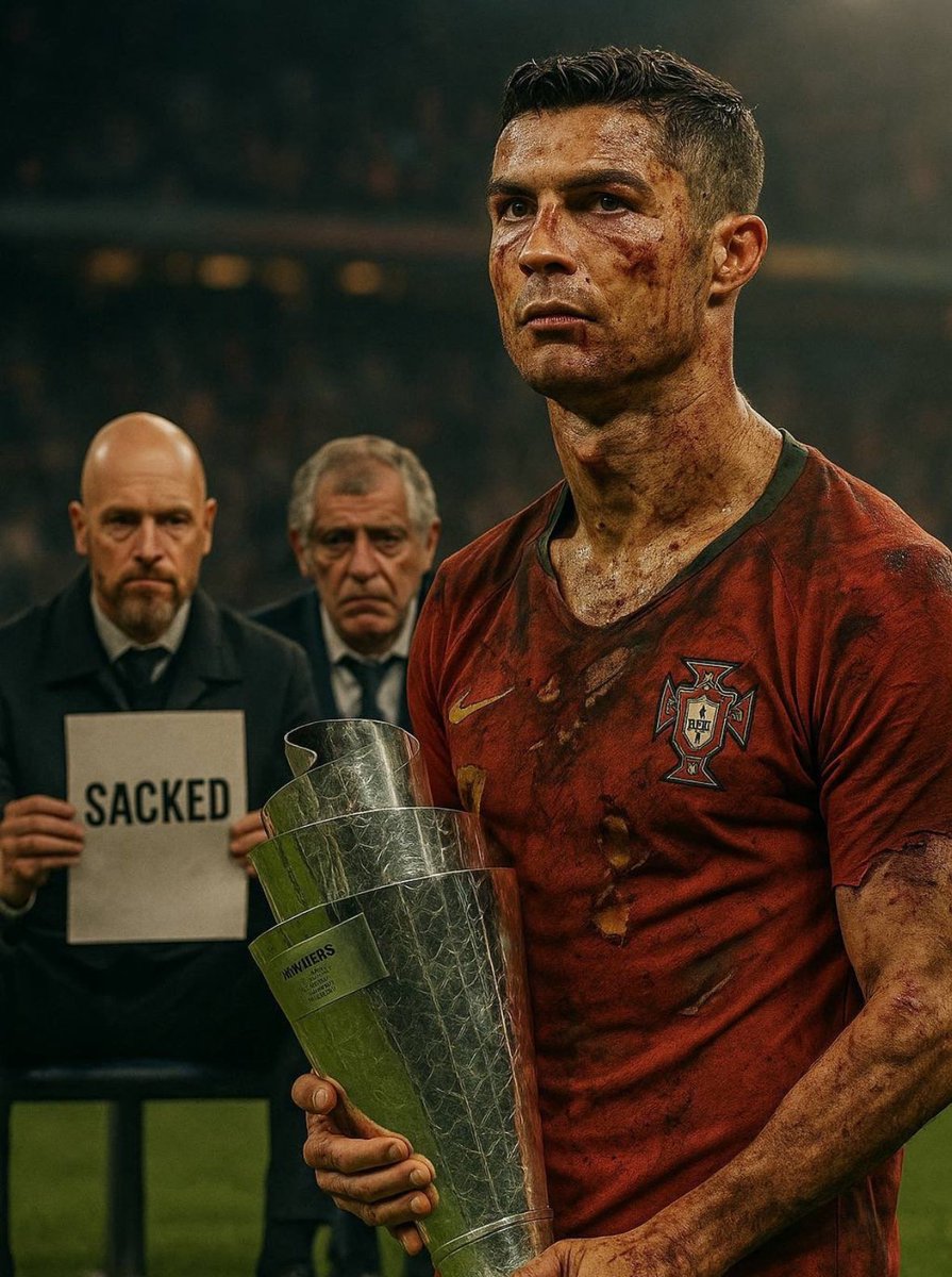 Santos was sacked 4 times in two years.

Ten Hag was fired after a disastrous failure with Manchester and then fired from Leverkusen after only two rounds

Cristiano has scored more than 100 goals since 2022 and won a championship with Portugal, where he was the top scorer