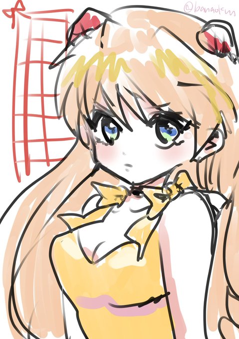 手癖丸出しで描いたアスカ スケボー乗っててちんちん出すのが趣味のケンジくんはアスカ派でした 