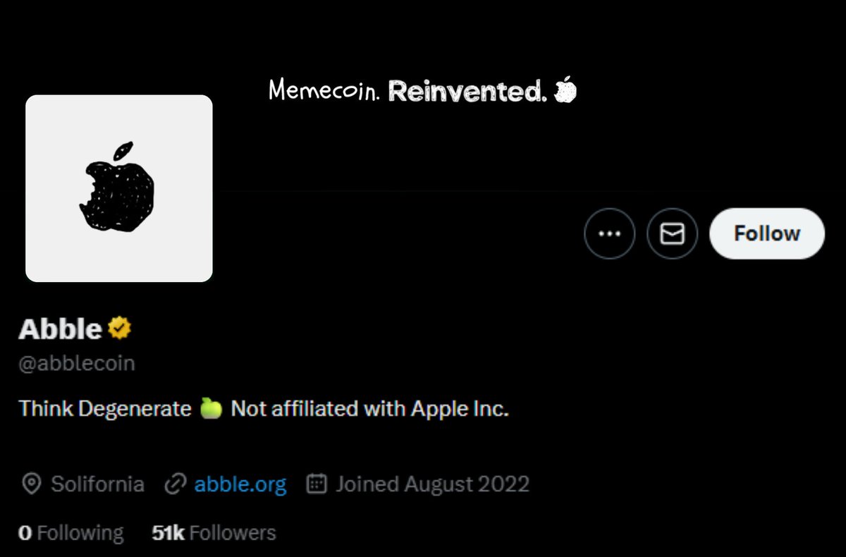 abblecommunity's tweet image. Dear Abble Community,

3 Weeks ago, our main account ( @abblecoin ) with over 50k followers has been suspended by @X and we haven&apos;t got any answer from @Support 

We&apos;re gonna make this community the main hub of the $AABL holders and team.

More info and useful link in the thread: