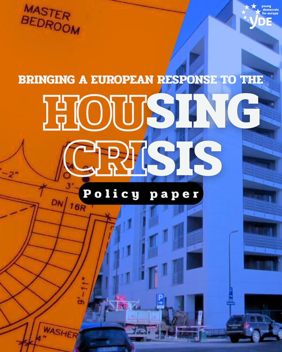 📢 It’s out!

Our Housing Policy Paper sets out proposals across 3 pillars to tackle Europe’s housing crisis - from stronger EU rules, to smarter investment, to ambitious social targets.

🏠 Housing is a right, not a privilege.

📑 Read it here 👉  youngdemocrats.eu/start-2/bringi…