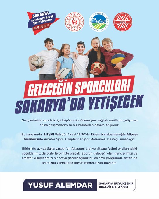 Sakarya’da Gençler Sporla Büyüyor