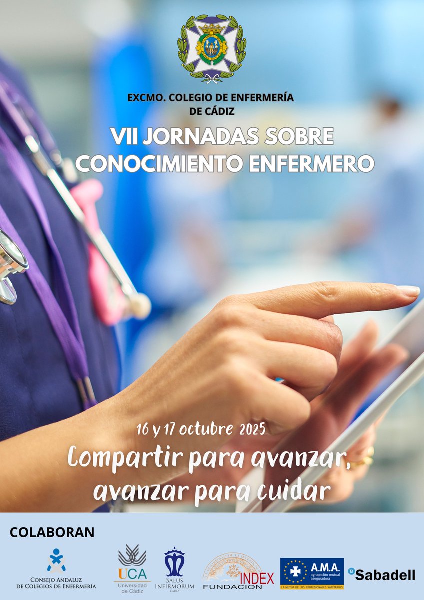 🧑‍⚕️ José Manuel Romero: “La IA ha llegado para quedarse, el reto está en cómo integrarla en la enfermería”.

 👉Entrevista completa🔗 coecadiz.org/7ws5

📢 VII Jornadas sobre Conocimiento Enfermero
🗓 16 y 17 de octubre

Plazas limitadas: coecadiz.com/inscripcion-ii…