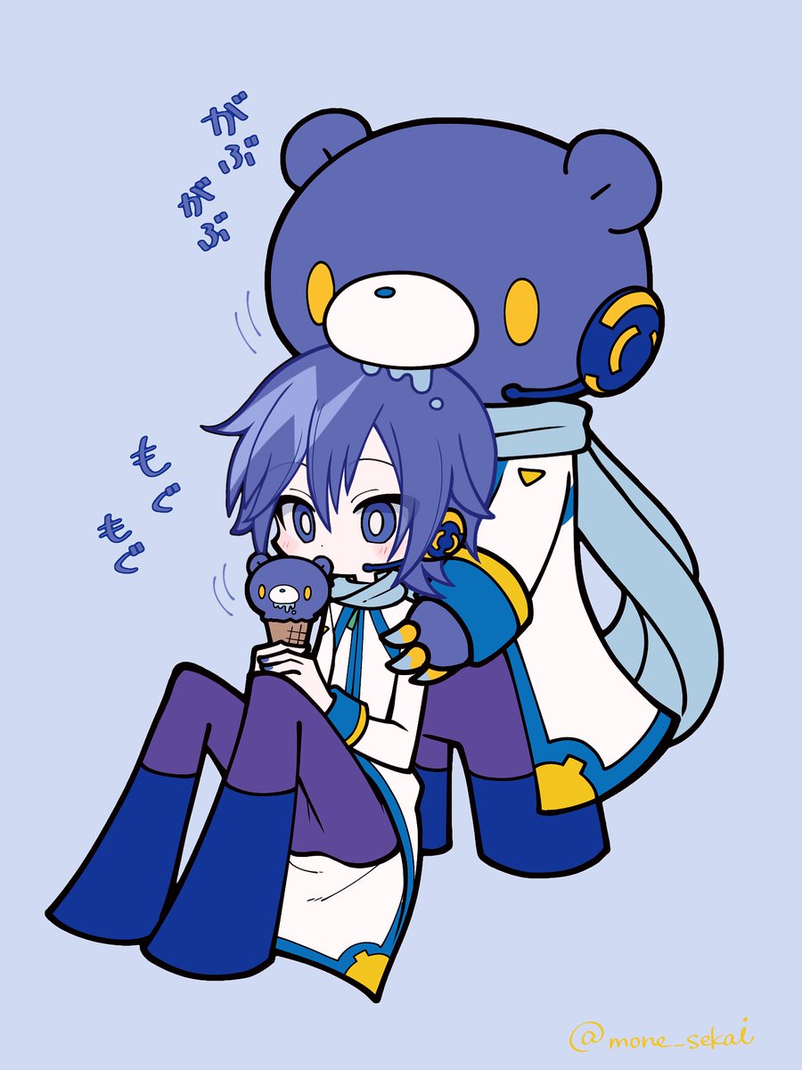 mone_sekai's tweet photo. 食物連鎖🧸🍨 https://t.co/uZqNAeHTIj