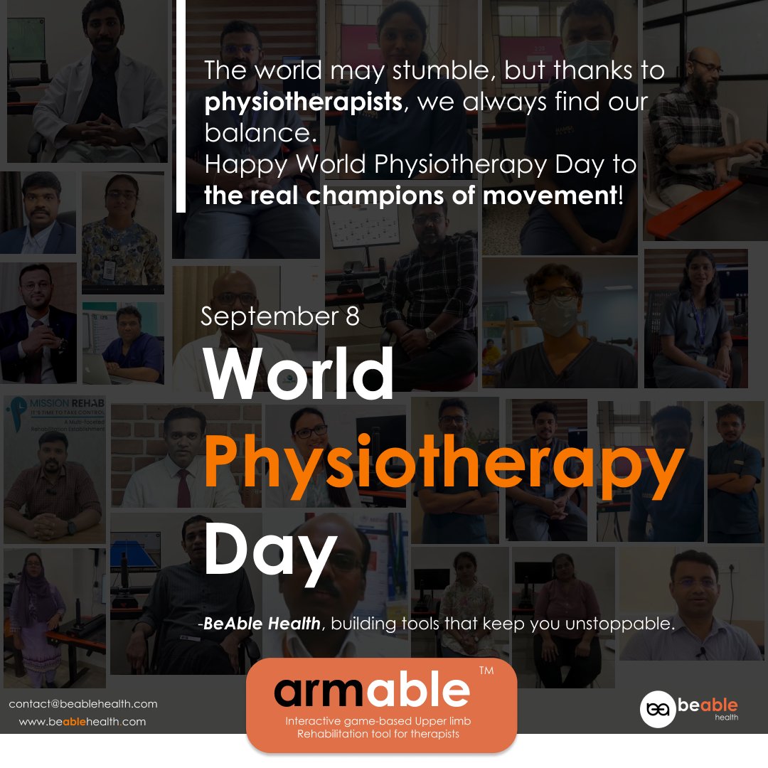 When the body says ‘I can’t,’ physiotherapists help it say ‘I will.’ 💪 Celebrating the heroes who restore strength and balance.

Happy #WorldPhysiotherapyDay to the real champions of movement!