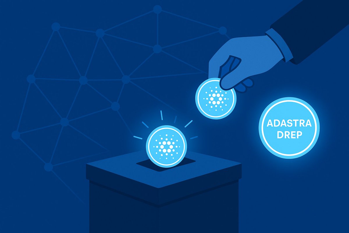 AdastraDRep's tweet image. Voting on the Cardano blockchain isn’t just governance—it’s community power in action.
Every ADA holder has a voice in shaping the ecosystem’s future. 
 Participate. Propose. Vote.
Because decentralized choices build decentralized progress.
✨ Delegate your votes to Adastra DRep…