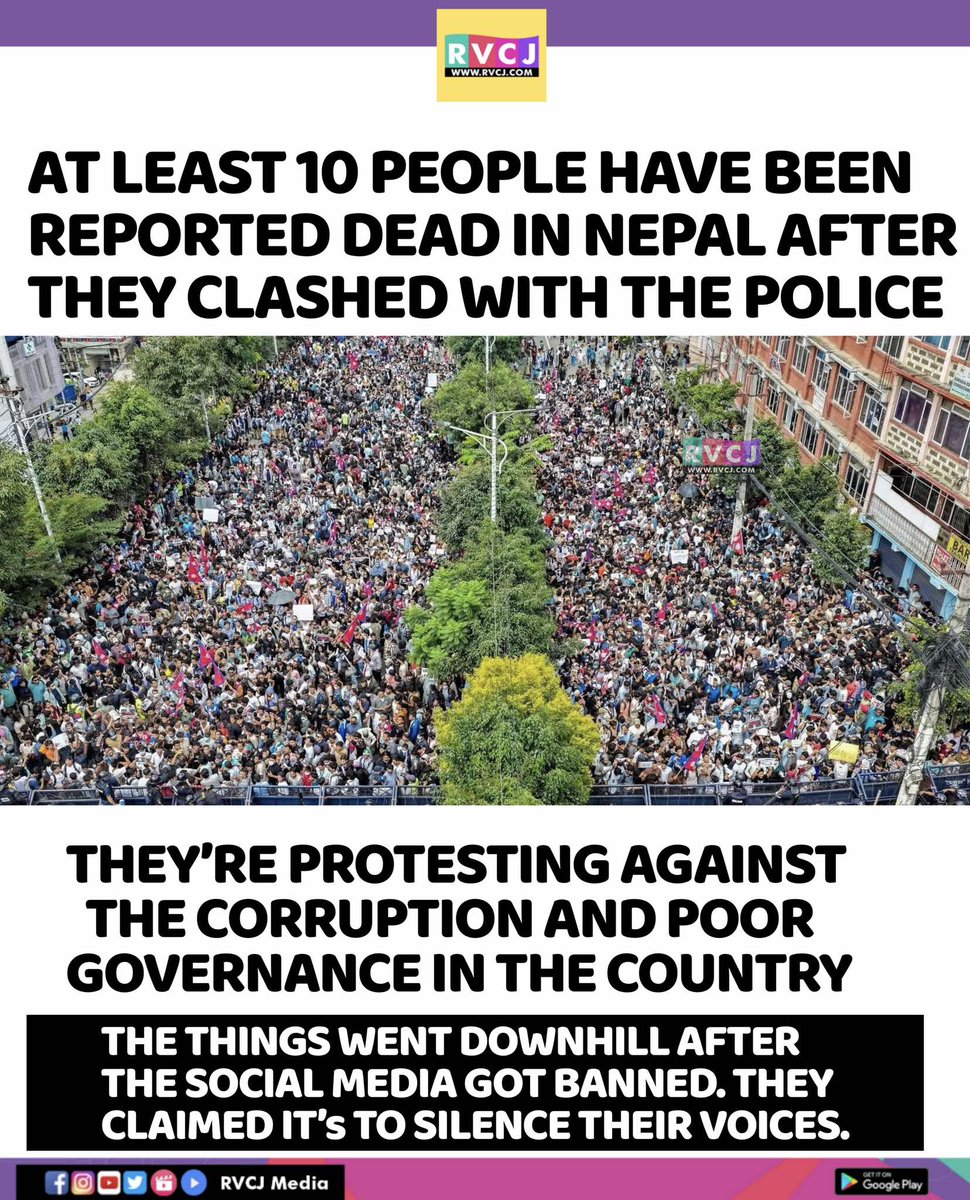 RVCJ_FB's tweet photo. Protests In Nepal! https://t.co/PfgKYoe4ss