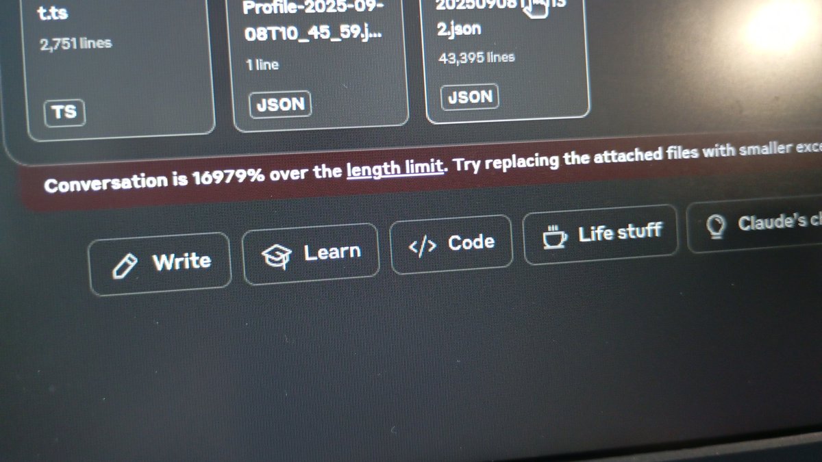 creationXcode's tweet image. i just wanted to analyse the profiler json for website with code. claude and chrome