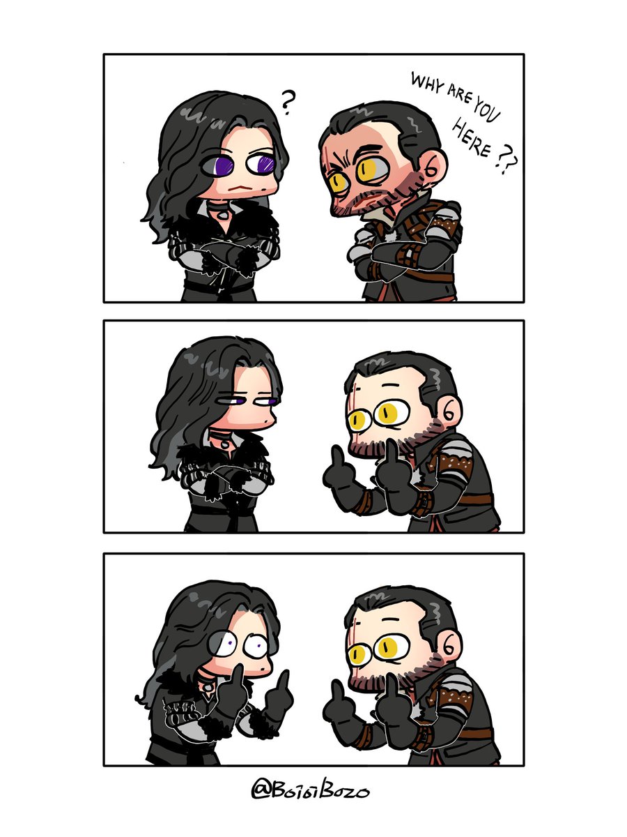 Yennefer and Lambert be like: #witcher