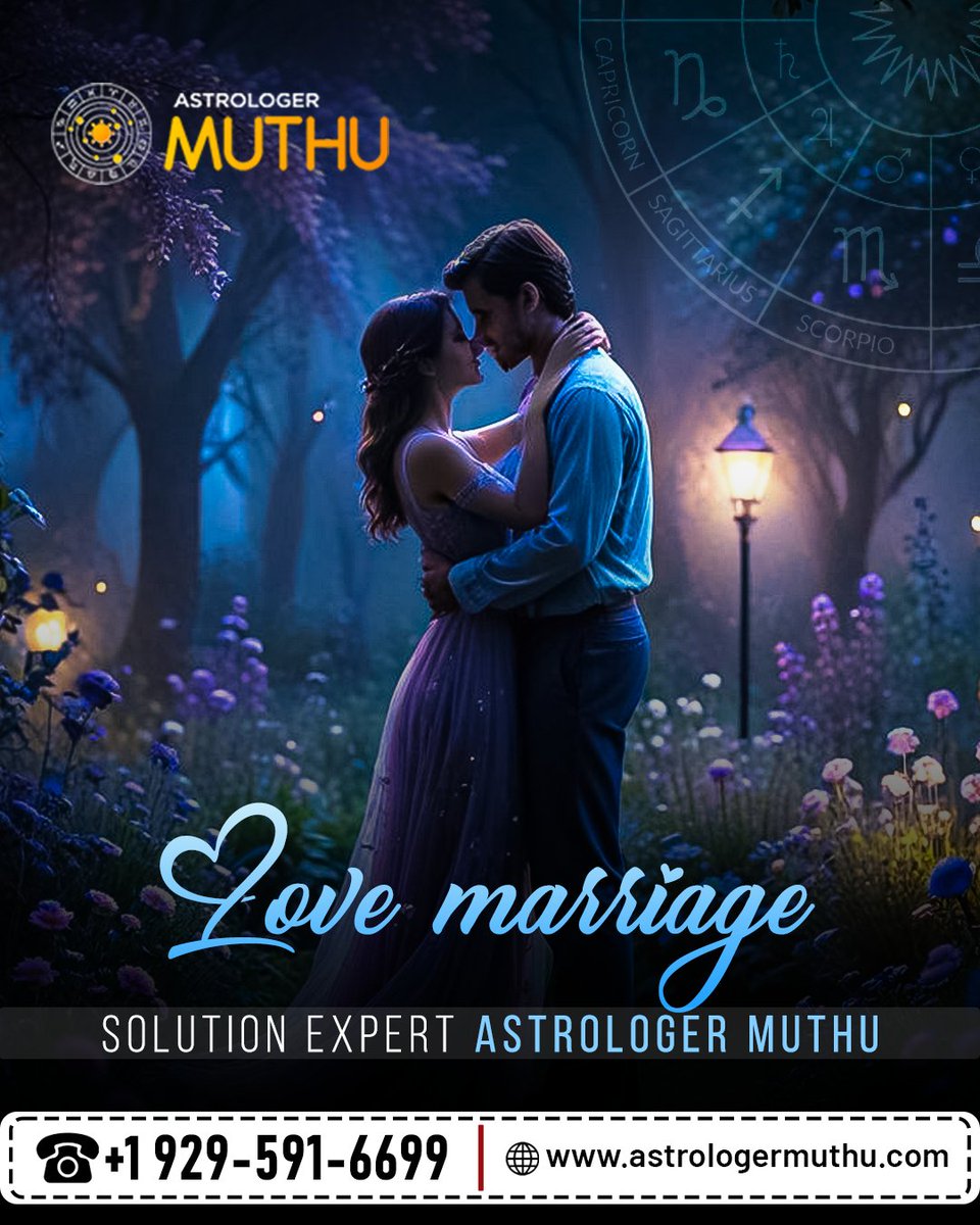MuthuRaas's tweet image. 💞✨ Facing challenges in your love marriage? Astrologer Muthu offers trusted solutions to bring harmony, happiness, and lasting love in your married life. 🌙💫

📞 Call: +1 929-591-6699

#AstrologerMuthu #LoveMarriageSolution #RelationshipHealing #AstrologyExpert