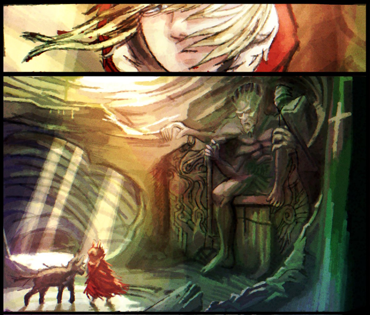 SHITinaART's tweet photo. red hood #BLACKSOULS #BLACKSOULS2 https://t.co/PBvdxzHYrE