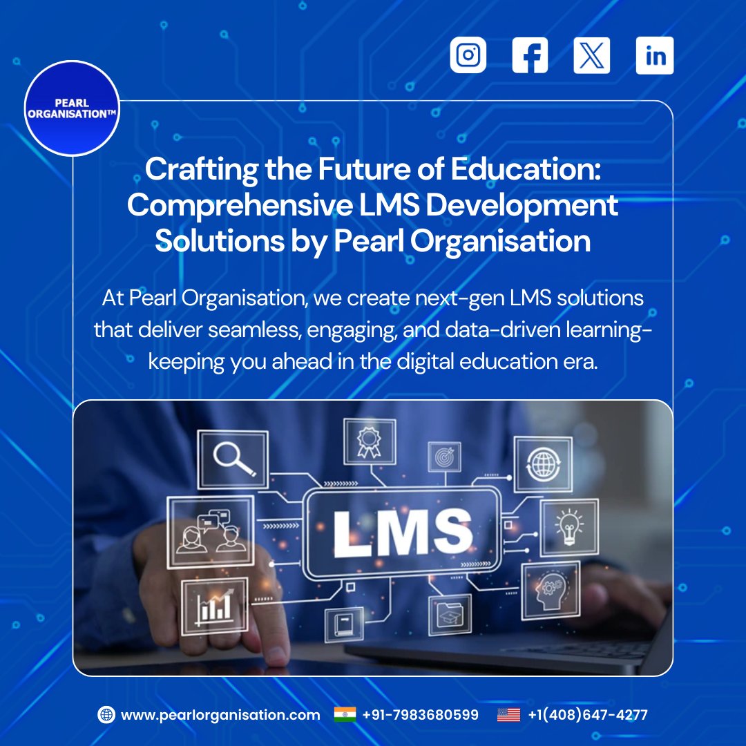 pearlorgs's tweet image. Pearl Organisation creates LMS platforms! Engaging, scalable, and data-driven learning solutions.

📖Read the full blog 
pearlorganisation.com

pearlorganisation.com
Contact Us :+91 7983680599 ,+1(408) 647-4277

#PearlOrganisationReviews #LMSDevelopment #EdTech