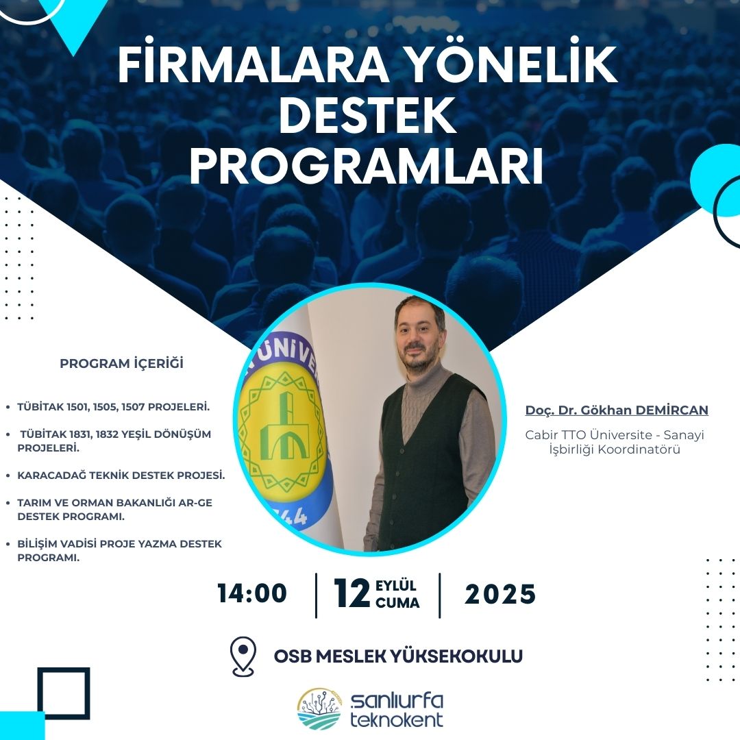 ŞANLIURFA TEKNOKENT tweet media