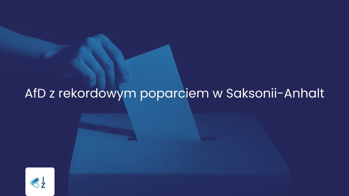 🗨️Za rok odbędą się wybory w Saksonii-Anhalt 🗳️. Sondaż z 4.09.2025 daje AfD 39% 📊 i prowadzenie przed CDU (27%). Premier Haseloff nie kandyduje 🚫, co może osłabić chadeków. CDU poprowadzi Sven Schulze. Najważniejsze tematy dla mieszkańców Saksonii-Anhalt to migracja 🌍,