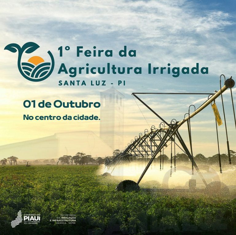 guocombr's tweet photo. Vem aí a I Feira da Agricultura Irrigada, no dia 01 de outubro de 2025, um evento que vai marcar a história do agronegócio da nossa região! 📍 A I Feira da Agricultura Irrigada de Santa Luz – PI chega para movimentar a economia local. https://t.co/7qSTEBDVIe