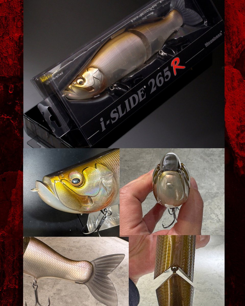 lurenewstv's tweet photo. 怪獣バス退治に! メガバスから265mmマグナムサイズのジョイントビッグベイト「アイスライド265R」が登場したよ!
https://t.co/wpOePkuKJs
@megabass_jp
#megabass #メガバス #バス釣り #アイスライド256R #itoengineering #伊東由樹 #ビッグベイト #バス釣り https://t.co/wnutjR5flw