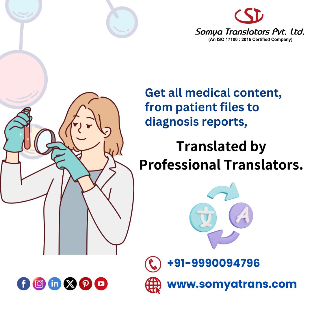 somyatrans's tweet image. Looking for flawless medical translations? 🩺
Forget just bilinguals—trust certified pros! 🌐
✅ 170+ languages
✅ Accuracy & compliance
📞 Get your FREE quote today!
#MedicalTranslations #SomyaTranslators #LanguageSolutions