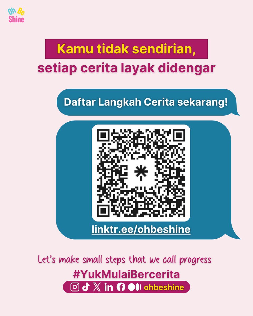 ohbeshine's tweet photo. Setelah ini, yuk kita mulai berdamai dengan luka lama & pelan-pelan memahami diri sendiri dan orang lain.
Kalau thread ini bikin kamu merasa, “Wah, ini banget gue!”, jangan lupa like, RT, save dan share, ya!
Penulis: Ummu Nabiela Qurrota Aini
#OhBeShine #Shinezen #ShadowProtect https://t.co/Q2RTNAod96