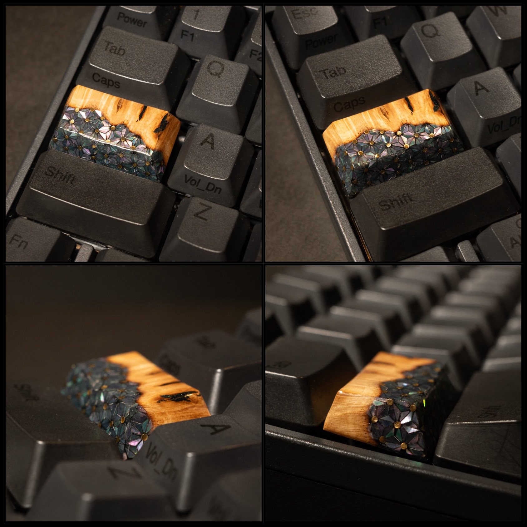 HHKB REALFORCE ウッドレジンキートップ　Control 編み HHKB REALFORCE 木製キートップ ウッドレジン Control 8 - メルカリ