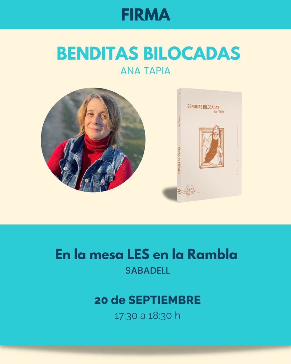 LES Editorial (@leseditorial) on Twitter photo Qué nos gusta a nosotras un buen sarao literario...
¡NOS VEMOS EN LA <a href="/PorticoHispacon/">HispaCon 2025</a>!
Puestecito con nuestra querida colección naranja y podrás charlar con la jefa en vivo y en directo. Presentaciones, firmas, safismo en su prime. No te pierdas NADA. Qué nos gusta a nosotras un buen sarao literario...
¡NOS VEMOS EN LA <a href="/PorticoHispacon/">HispaCon 2025</a>!
Puestecito con nuestra querida colección naranja y podrás charlar con la jefa en vivo y en directo. Presentaciones, firmas, safismo en su prime. No te pierdas NADA.
