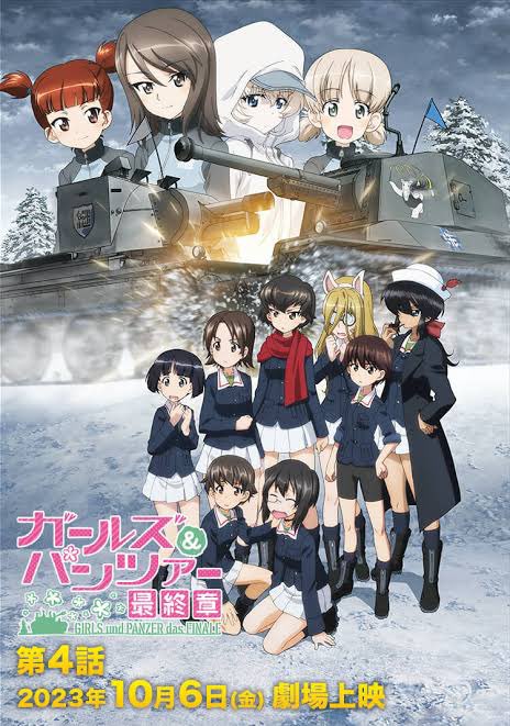 ガールズアンドパンツァー最終章
視聴完了

最終章1〜4話を一気観。
劇場版でさらに進化した戦車戦、あのスピード感とカメラワークには毎回鳥肌が立つ。

戦いの合間のキャラ同士の掛け合いが好きなんだよね。
緊張感と緩和のバランスが絶妙。

続編はまだか！

2025年189作品目