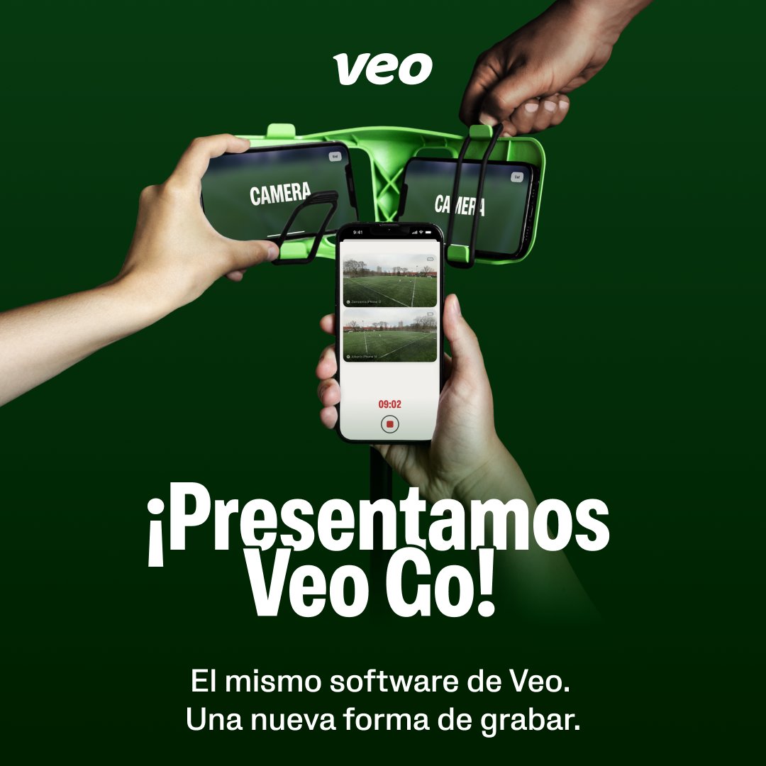 🔥 Grandes noticias do noso partner Veo!

📲 Veo acaba de lanzar Veo Go, a súa nova solución de gravación baseada en iPhone para clubs pequenos, equipos de fútbol base e pais e nais que desexan gravar os partidos dos seus fillos e acceder ao software Veo

🤑 E como colaborador de