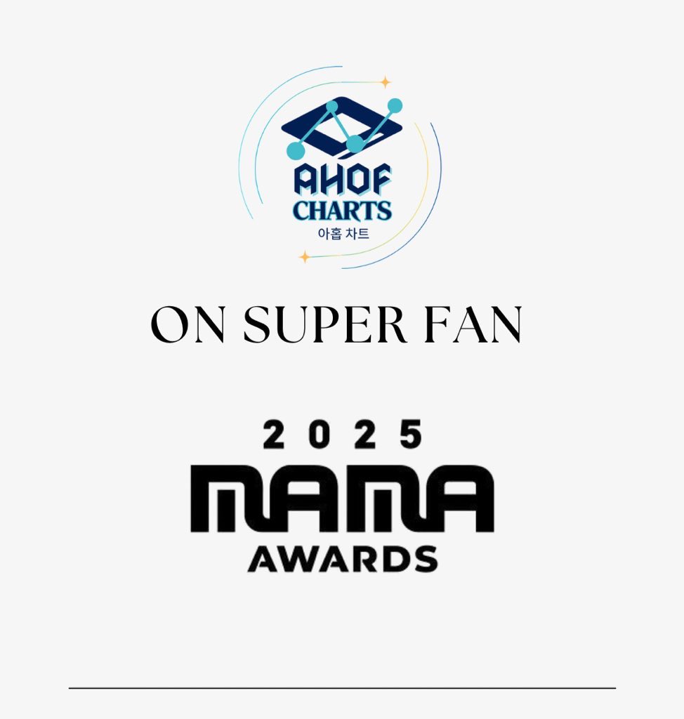 ahofchartdata's tweet image. [𝐑𝐀𝐍𝐊][2025 𝐌𝐀𝐌𝐀 𝐒𝐔𝐏𝐄𝐑 𝐅𝐀𝐍] 250908—

@AHOF_official’s current rank on MAMA Super Fan (Fans’ Choice) as of 18:00 KST. AHOF is back on Daily Top 10!

𝐃𝐚𝐢𝐥𝐲 𝐓𝐨𝐩 20   
➫ #8🔺(+4)

𝐓𝐨𝐭𝐚𝐥 𝐓𝐨𝐩 20
➫ #15➖

🔗: share.mnetplus.world/2025-mama?refe…

#AHOF #아홉…