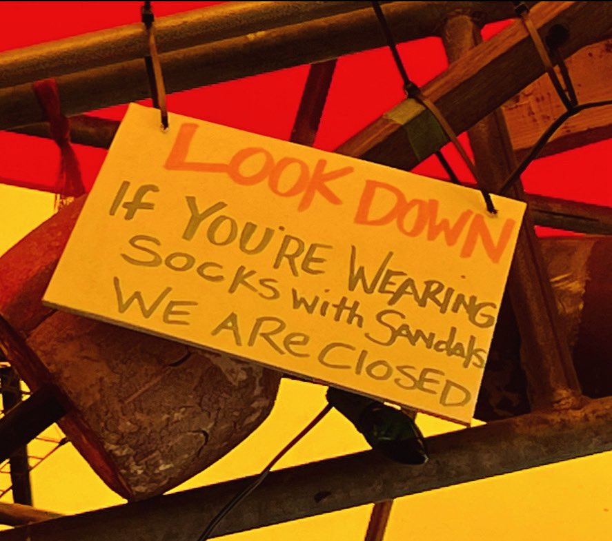 Hey if they demand we go back to the office, they’re gonna have to deal with the outfit I show up in.🧦🩴