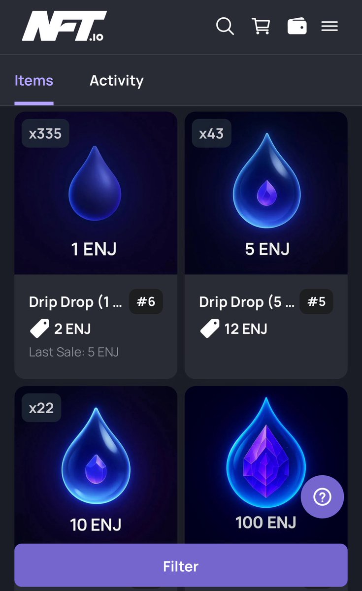 ☔ IT'S RAINING ENJ (AGAIN) ☔

Today, as every Monday, another Drip Drop happened! 💎💧

The system minted 33 Drip Drops for a total of 50 ENJ. 🦾

The Drip Drop collection now has over 1000 ENJ infused btw. And it'll keep growing!!

Congrats to all winners! 👀