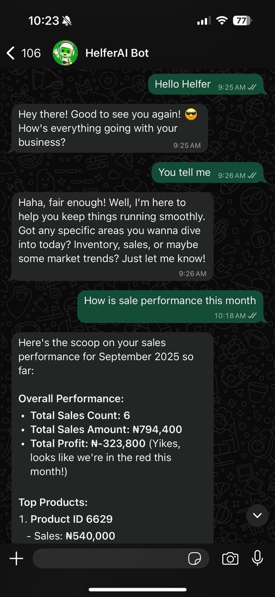 TobiHelfer's tweet image. HelferAI WhatsApp integration is live, available to only beta user for now 😎