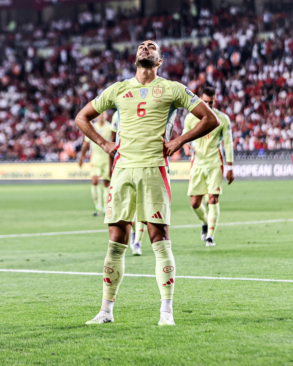 No midfielder in Europe has scored more international goals than Mikel Merino in 2025. Lethal.