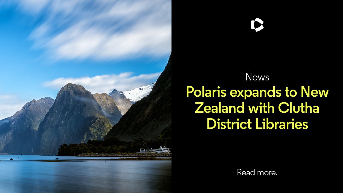 iii_Innovative's tweet image. Polaris expands to New Zealand!
Clutha District Libraries joins the growing global community with Polaris, enhancing staff workflows & delivering a better customer experience. 🌏📚
👉 Read more: ow.ly/Ahxb50WRgfw
#LibraryServices #LibraryTechnology #LibraryInnovation