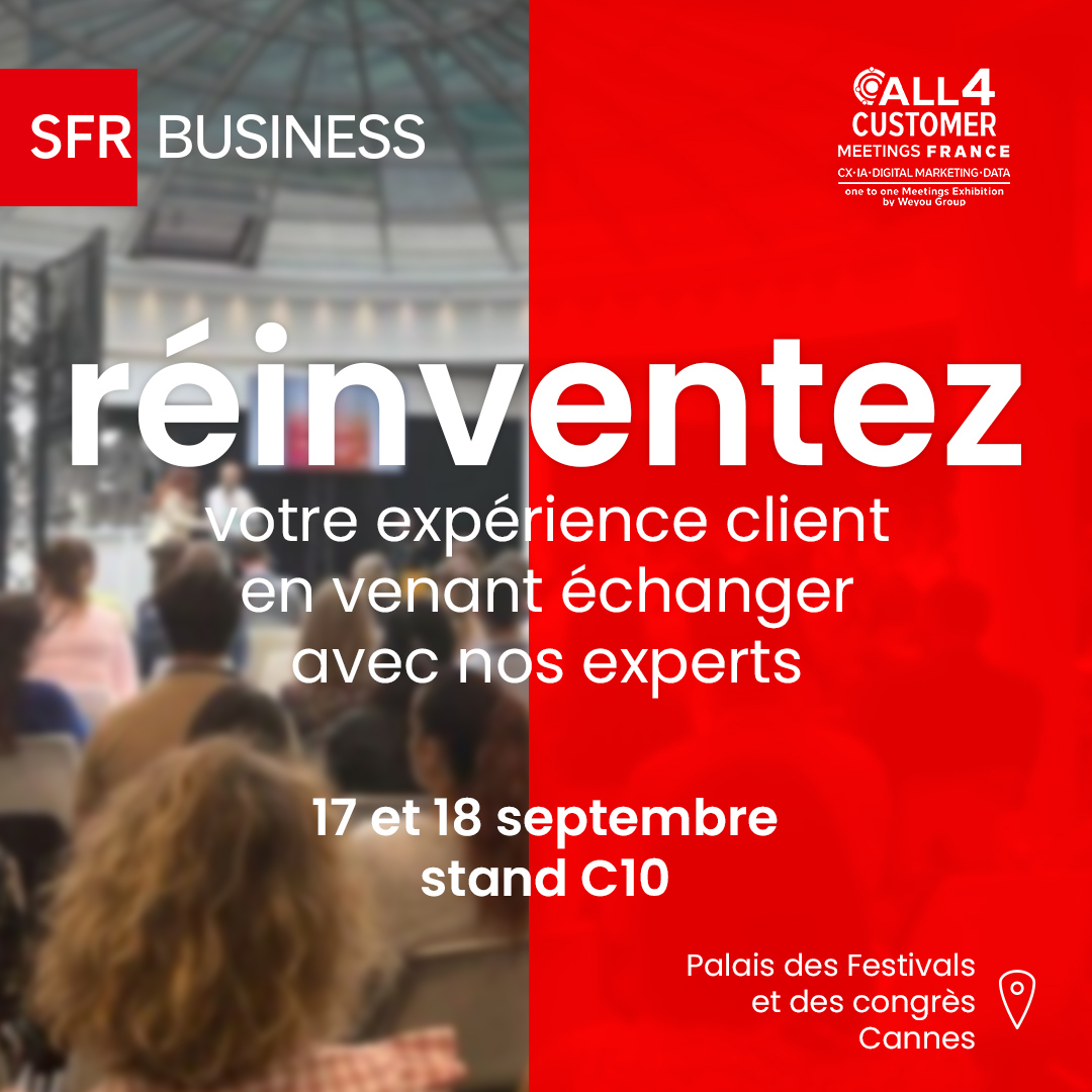 Le salon  <a href="/All4customerP/">All4Customer Paris</a>  à Cannes c’est bientôt… et on vous attend !

Les 17 et 18 septembre, retrouvez-nous pour le salon one-to-one de référence en France dédié au CX, à la Data, à l’#IA, au #MarketingDigital, à l’e-commerce et au retail.

Infos ici 👉all4customer-meetings.fr
