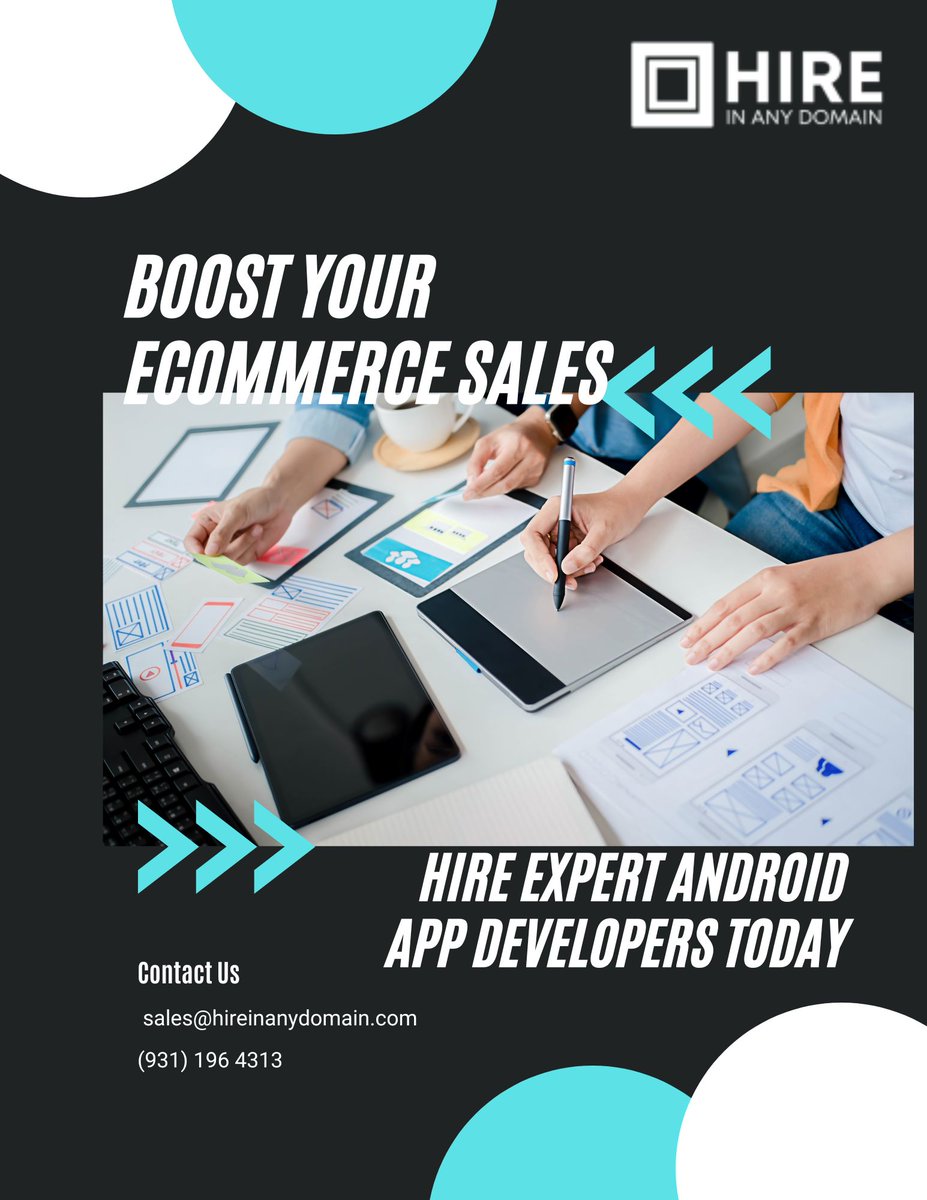 hireinanydomain's tweet image. 🛒Boost online sales with Android App Developers for Ecommerce Apps in India 📩sales@hireinanydomain.com 🌐 hireinanydomain.com
Visit: hireinanydomain.com/hire-android-a…
#HireAndroidAppDeveloper #EcommerceAppDevelopment #AndroidEcommerceApps #HireAppExpertsIndia #AndroidAppDevelopment