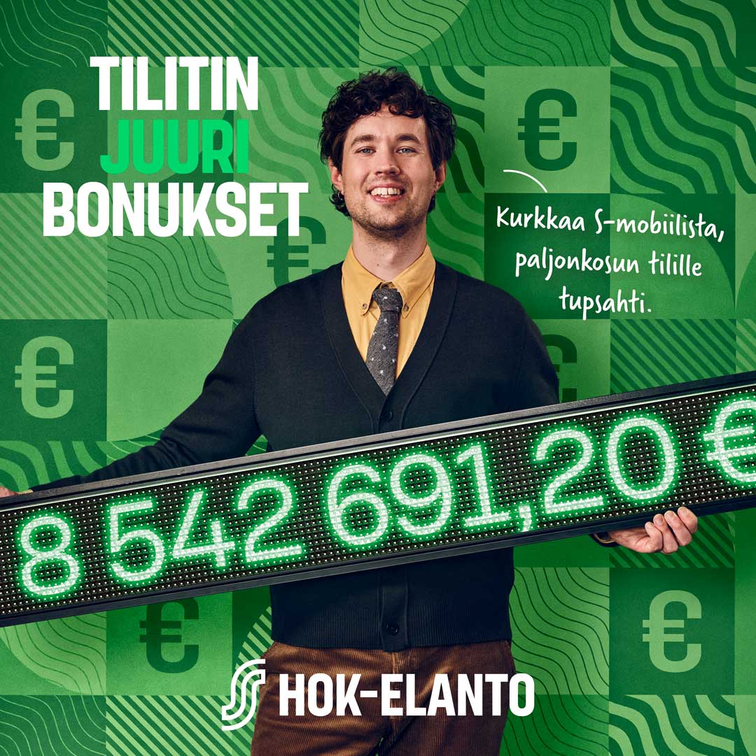 HOKElanto's tweet photo. Tänään juhlitaan taas #omistajantilipäivä'ä!

Käy kurkkaamassa S-mobiilista paljonko oma osuutesi on! 💚
#vihreeliikkuu https://t.co/2ZltVpbxki