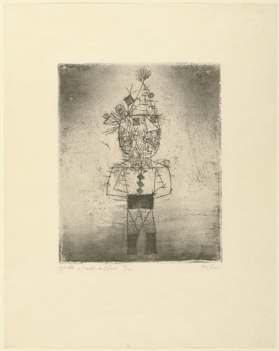 Prickle the Clown (Stachel der Clown) #artbots #klee