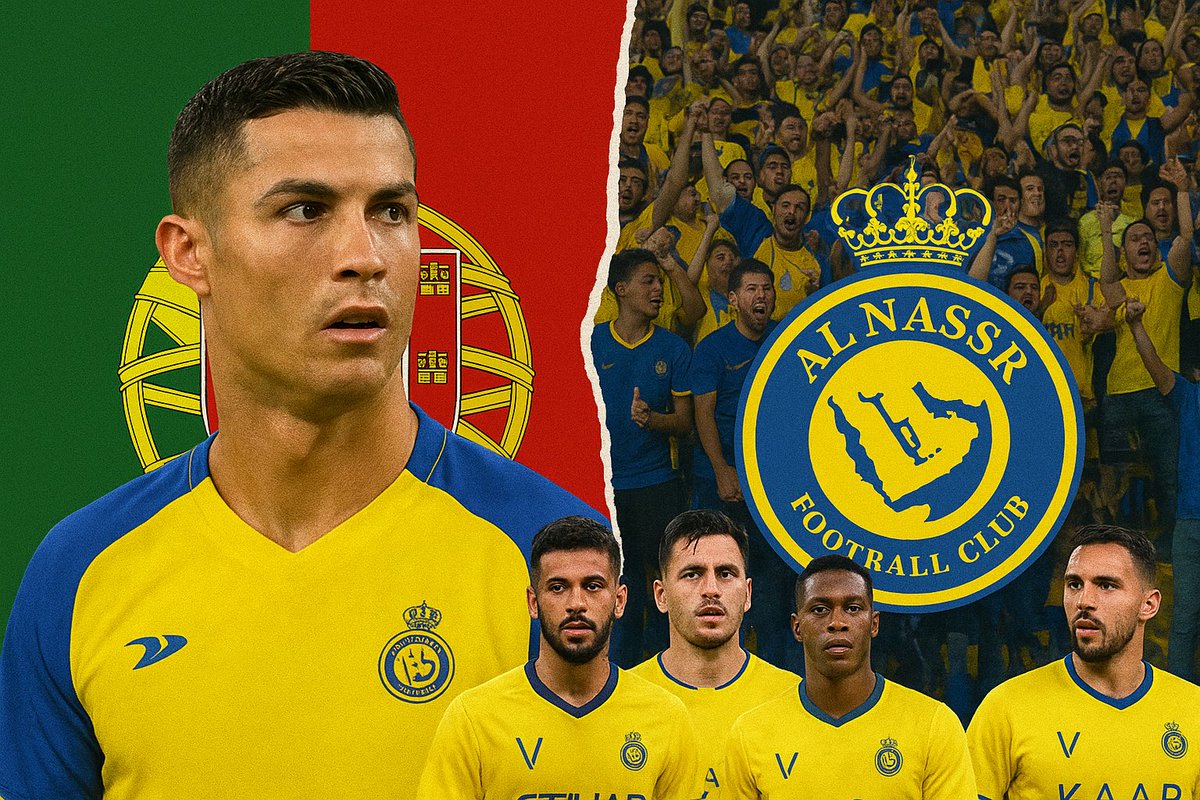 #النصر_مرحلة_البرتغاليين
البداية التعاقد مع رونالدو #اوتافيو، الان فالنصر المدرب #خيسوس انتدب من الغريم التقليدي ولاعب يمتلك النادي و #اليكس ومدير تنفيذي ومدير رياضي!
جمهور النصر منقسم قسمين، جماهير النصر وشبيحة رونالدو، الجمهور يهمهم النصر يرجع للمنصات والشبيحة يهمهم رنالدو يسجل