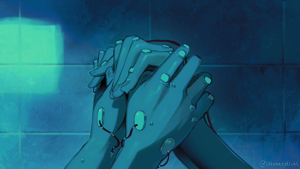 chicheesticks's tweet image. 🩷Thread of all my #MIZISUA handholding redraws: