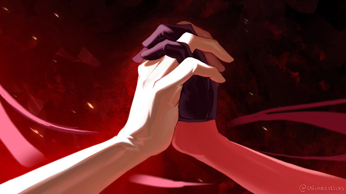 chicheesticks's tweet image. 🩷Thread of all my #MIZISUA handholding redraws: