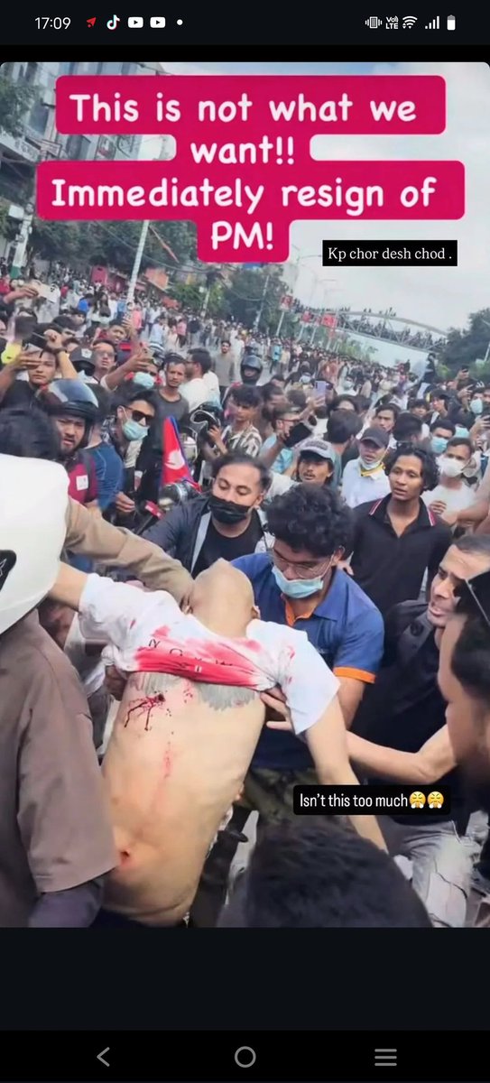 nisshikha72586's tweet photo. The government is literally killing the innocent people who have done nothing wrong but to stand for our own country .  Shame on all the so-called leaders . Where the hell is #justice 
#Nepalprotest #Genz #ENOUGHIsENOUGH 
#CORRUPTION #GenZProtest 
#GenZprotestnepal https://t.co/oqCxLkaIBs